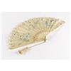 Image 1 : An Ivory and Silk Fan