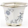 Image 2 : A Porcelain Vase or Planter Blue flowers and