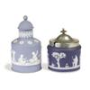 Image 1 : A Porcelain Jar and Mustanrd Pot Wedgwood