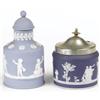 Image 2 : A Porcelain Jar and Mustanrd Pot Wedgwood