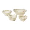 Image 1 : Four Baskets Belleek Ware The four ivory-colored