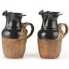 Image 2 : Pair of Ceramic Pitchers by Terrafirma Ceramics