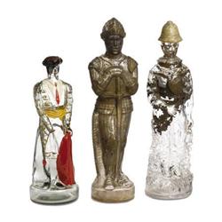 Three French Flagons 19th C