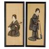 Image 3 : UNKOWN CHINESEPair of Portraits depicting Geisha
