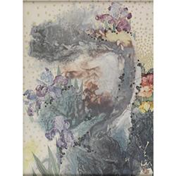 UNKNOWN, CHINESELavendar BlossomsWatercolor on p