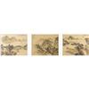 Image 1 : UNKNOWN ARTISTThree LandscapesInk on paper, matt