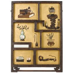 An Asian Wall Plaque Circa 1800