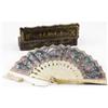 Image 2 : A Chinese Ivory Fan and Presentation Box