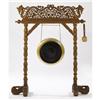 Image 2 : A Chinese Gong and Carved Frame