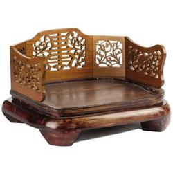 A Chinese Wooden Throne Chair