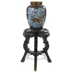 An Asian Cloisonne Vase Late 19th C