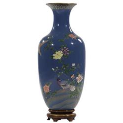 An Asian Cloisonne Vase Late 19th C.