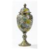 Image 1 : A Cloisonne Enamel Vase with Cover