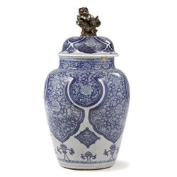 A Chinese Blue and White Urn c.1900