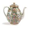Image 1 : Chinese Rose Medallion Teapot 20th century