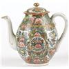 Image 2 : Chinese Rose Medallion Teapot 20th century
