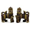 Image 1 : A Pair of Chinese Carved Temple Dogs