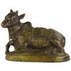 Image 1 : An Indian Bronze Recumbent Nandi Bull