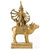 Image 2 : A Gilt Bronze Deity on a Bull