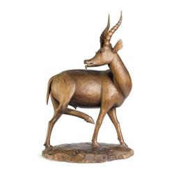An African Carved Wood Antelope Nganga, Kenya