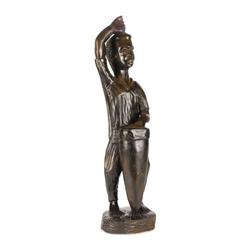 An African Carved Wood Figure Homer