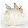 Image 2 : Pair of Bustamante Ceramic Shells with Birds