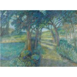 WILLIAM LYBERISLandscapeOil on canvas36 1/4 x 49