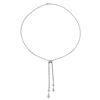 Image 1 : Natural 1.06 CTW Diamond Necklace 14K White Gold - REF-127W8H