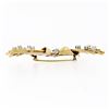 Image 3 : Jabel Vintage 18K Gold .90 ctw Diamond Textured Multi-Wire Spray Bow Brooch Pin