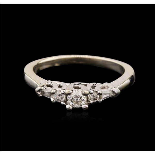 14KT White Gold 0.33 ctw Diamond Ring