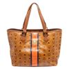 Image 1 : MCM Cognac Coated Canvas Shopper Tote Bag