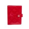 Image 1 : Louis Vuitton Red Vernis Leather Agenda PM Wallet