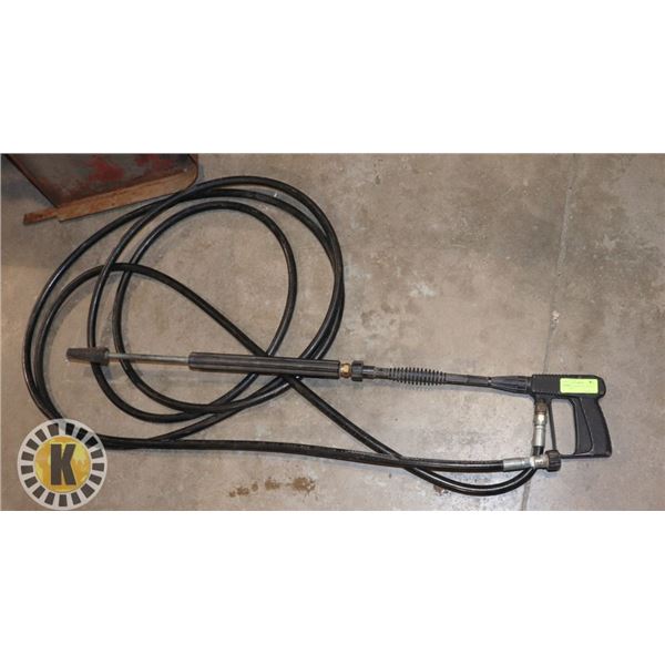 PRESSURE WASHER HOSE WITH GU ATTACHMENT
