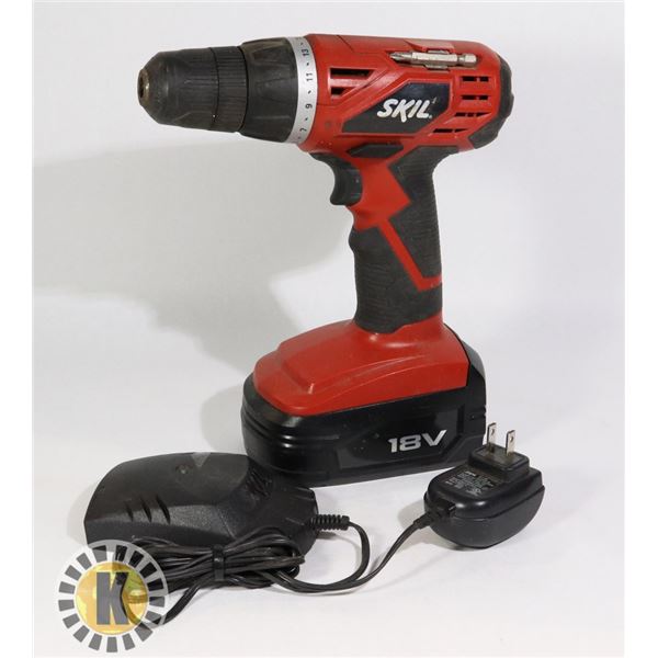SKIL DRILL CORDLESS 18 VOLTS