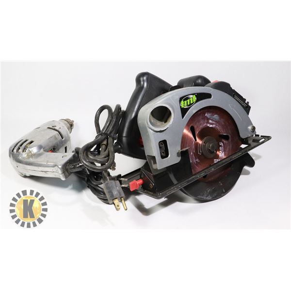 CIRCULAR SAW AND DRILL