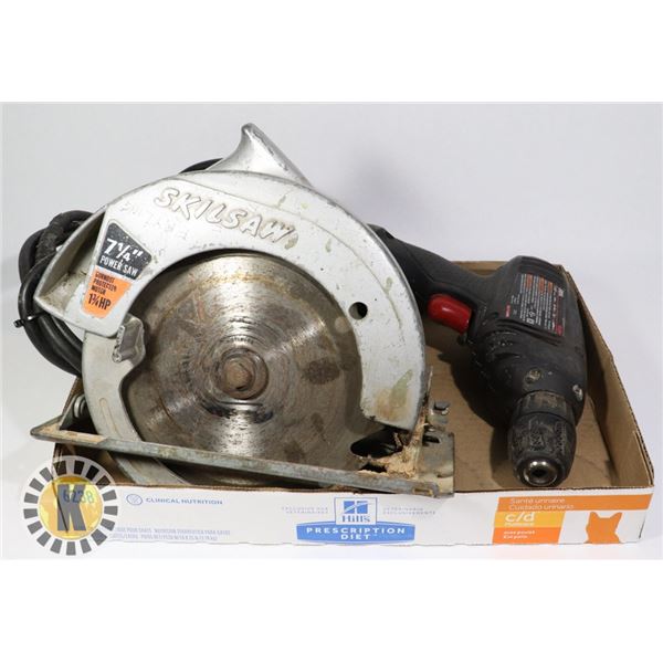 CIRCULAR SAW AND DRILL