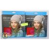 Image 1 : 2 SETS OF WIRELESS MUSICAL BEANIE