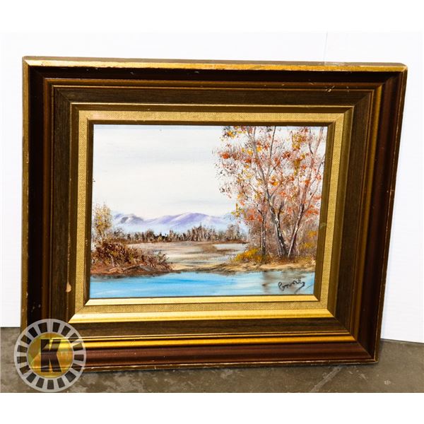 OIL PAINTING CANVAS- 15" BY 13'' FRAME