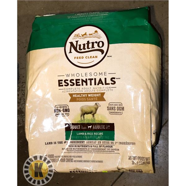 NUTRO WHOLESOME ESSENTIALS LAMB & RICE RECIPE