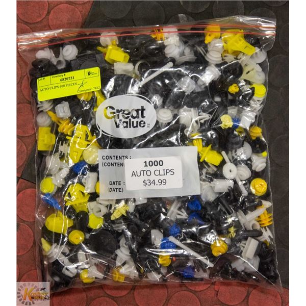 AUTO CLIPS 1000 PIECES