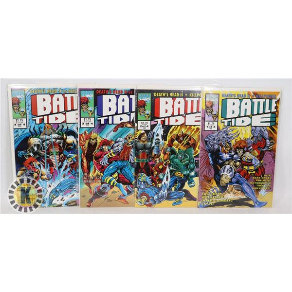 MARVEL COMICS BATTLE TIDE FULL SET #1-4