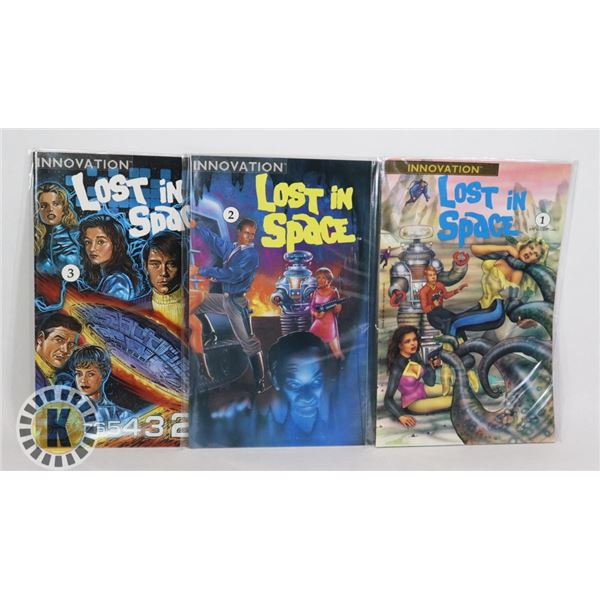 INOVATION COMICS LOST IN SPACE #1-3