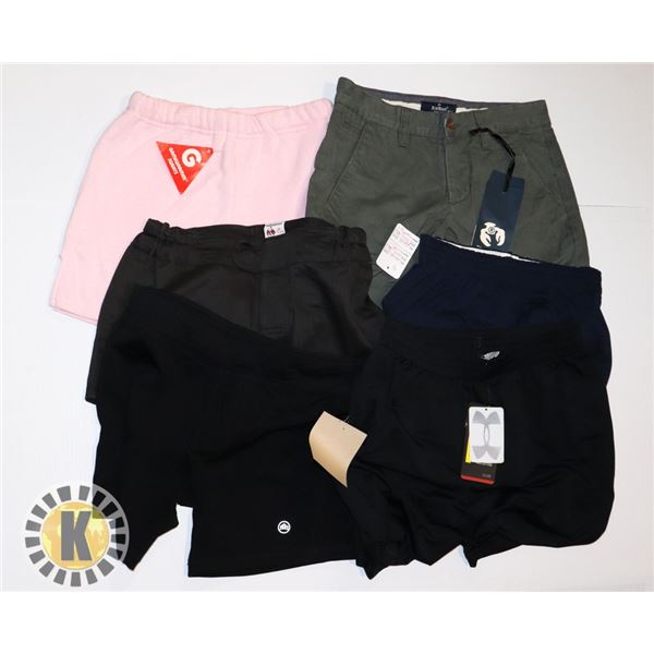 6 LARGE SIZE SHORTS