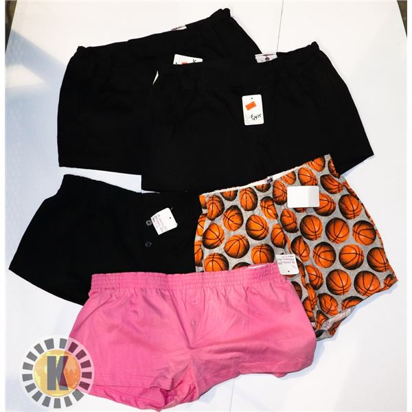 5 LARGE SIZE SHORTS