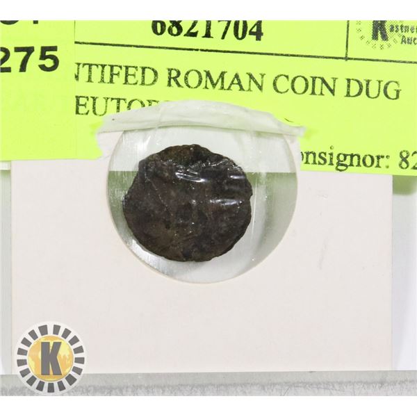 UNIDENTIFIED ROMAN COIN DUG NEAR TEUTOBURG