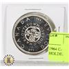 Image 1 : 1964 CANADIAN SILVER DOLLAR IN HOLDER