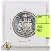 Image 1 : 1964 CANADIAN SILVER 50 CENT PIECE EXC