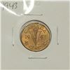 Image 1 : 1943 WWII CANADA VICTORY 5 CENTS COIN BU