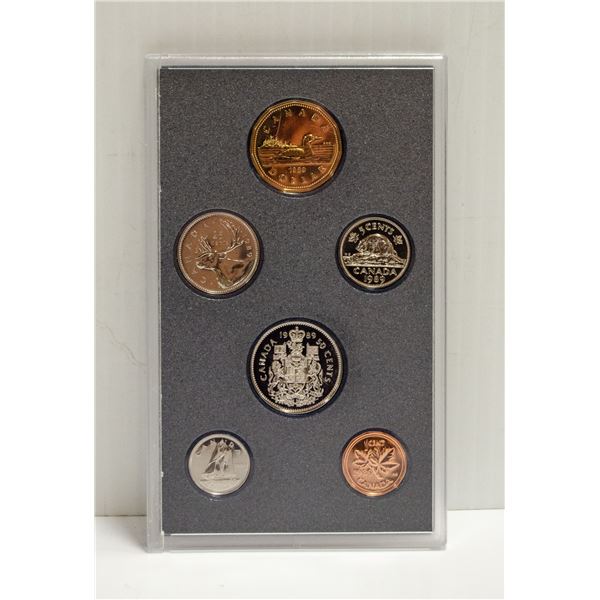 1989 CANADA 6 COIN SPECIMEN SET IN HOLDER
