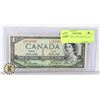 Image 1 : 1954 CANADIAN ONE DOLLAR BILL